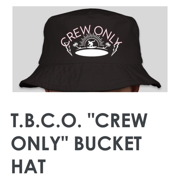 T.B.C.O. “CREW ONLY” BLACK BUCKET HAT - Picture 1 of 1
